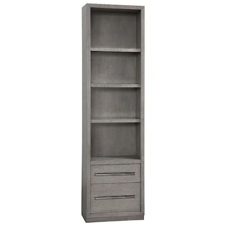 Contemporary 24in. Open Top Bookcase