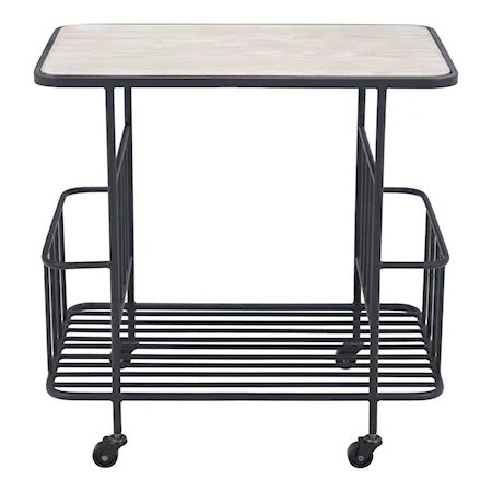 Argus Bar Cart Black