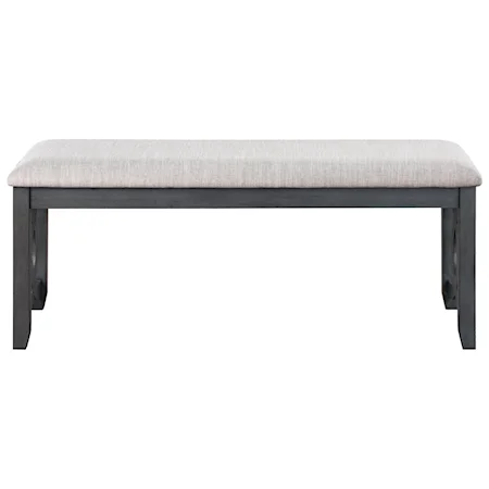 Dining Bench with Upholstered Seat