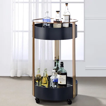 Contemporary Small Scale Bar Cart