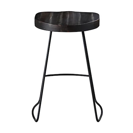 Contemporary Counter Height Swivel Stool