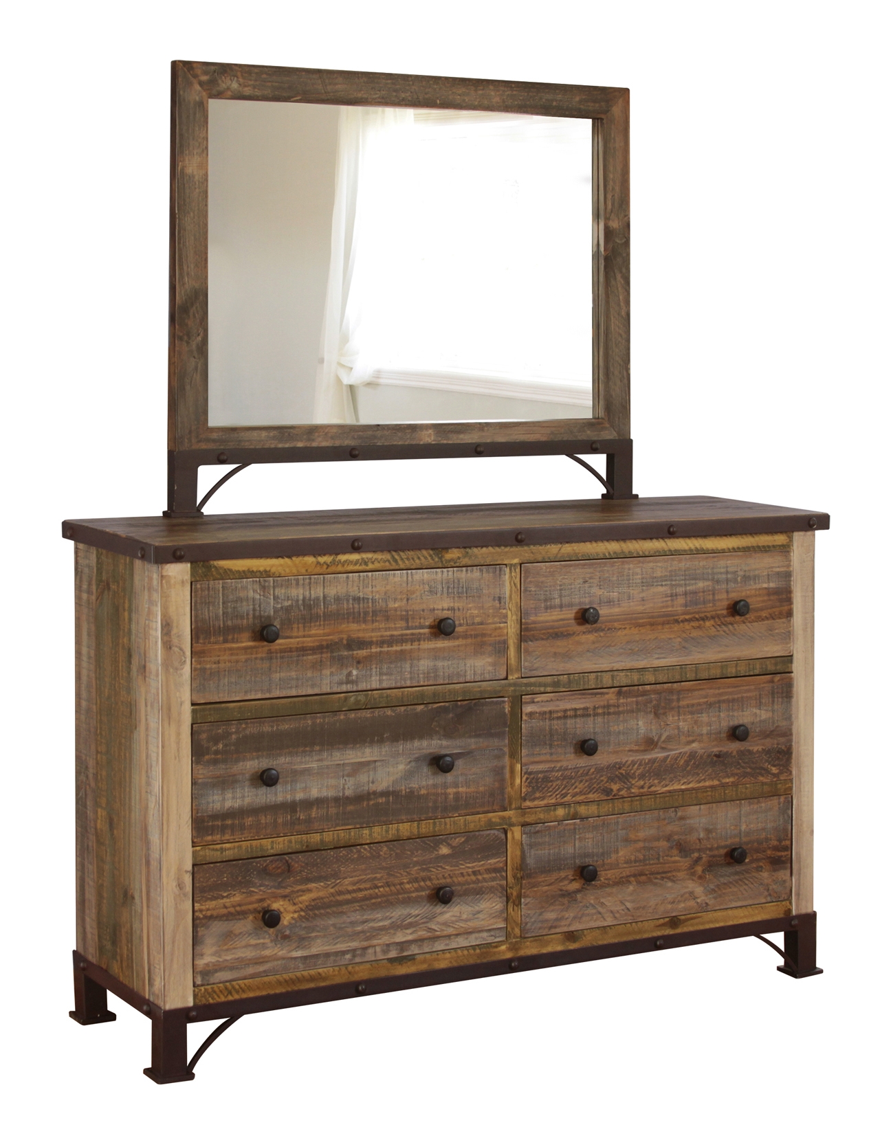 6-Drawer Dresser and Mirror Set