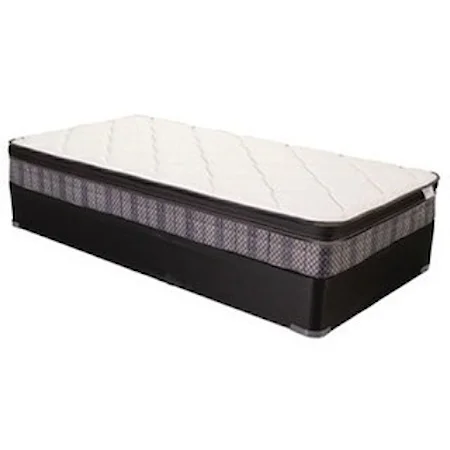 Twin Euro Top Innerspring Mattress and 9" Standard Foundation