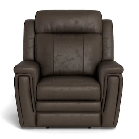 Asher Contemporary Wall Hugger Power Recliner with Power Headrest