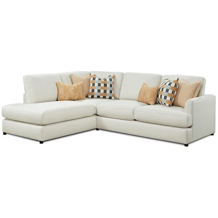 Performance Fabric 2-Piece Sectional with Left Chaise