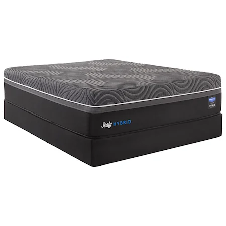 Full Firm Hybrid Premium Mattress and 5" Low Profile Foundation