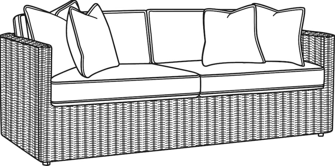 Outdoor 2 over 2 Sofa