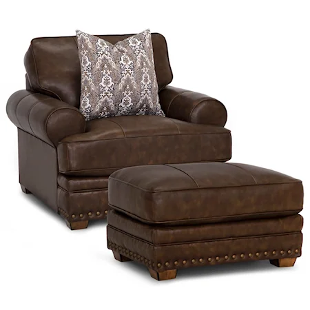 Chair & Ottoman Set