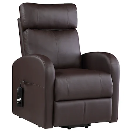 Transitional Power Lift Recliner with Sloped Track Arms