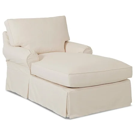 Casual Chaise with Slipcover