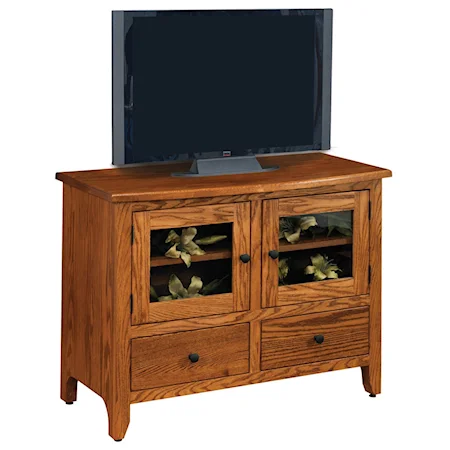 40" Customizable Solid Wood TV Stand