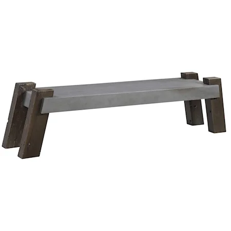 Lavin Industrial Concrete Bench