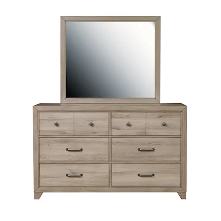 Contemporary 6-Drawer Dresser