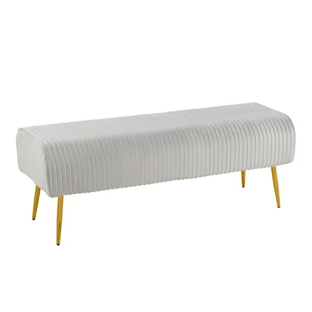 Marla Pleated Bench