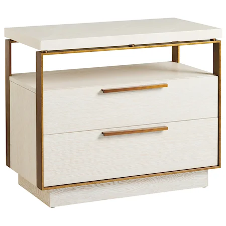 Malpaso 2-Drawer Bachelors Chest with Concours Marble Top