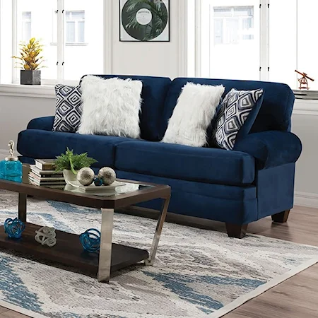 Transitional 2-Piece Stationary Living Room Group
