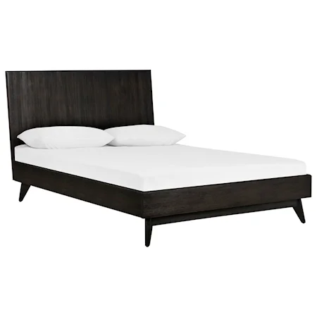 Acacia Mid-Century Platform Queen Bed