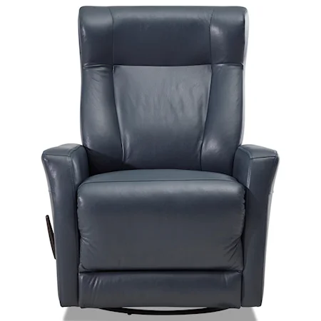 Contemporary Manual Swivel Rocking Recliner