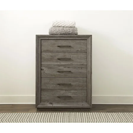 Contemporary 5-Drawer Chest