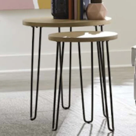 Round Nesting End Tables