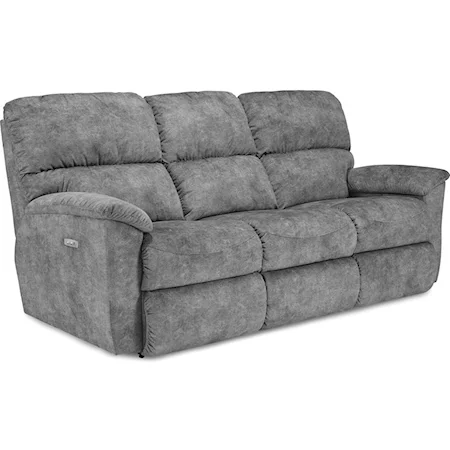 Casual Power Reclining Sofa with Power Headrests and USB Charging Ports