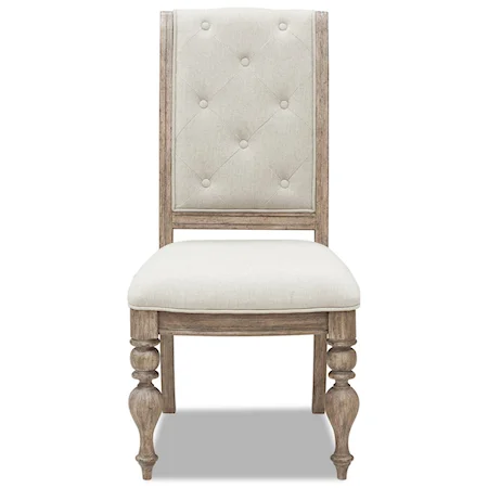 Traditional Tufted Side Chair