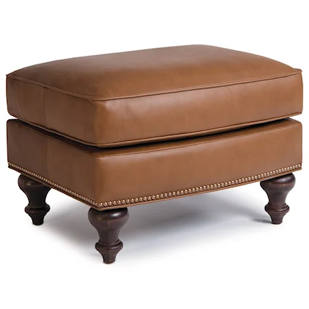 Traditional Upholstered Ottoman