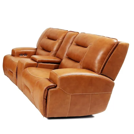 Power Reclining Loveseat with Middle Console