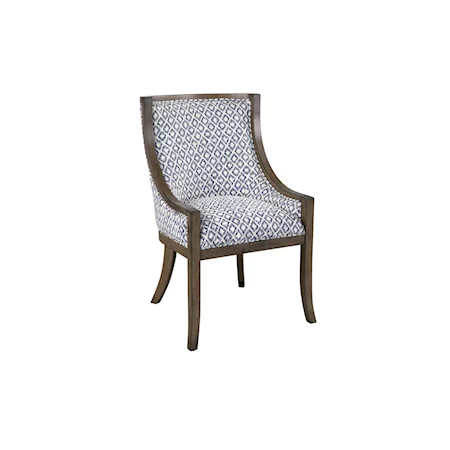 Transitional Upholstered Accent Chair with Nailhead Trim