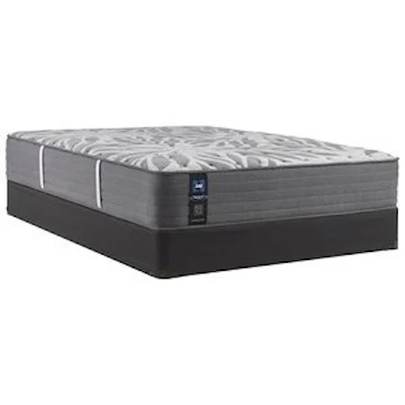 King 13" Medium Feel Tight Top Mattress and Standard Base 9" Height