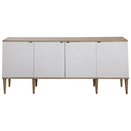 Tightrope 4-Door Modern Sideboard Cabinet