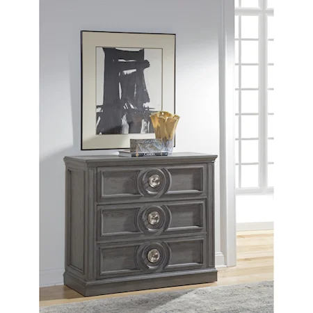 Transitional 3-Drawer Accent Chest