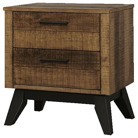 Rustic Youth 2-Drawer Nightstand