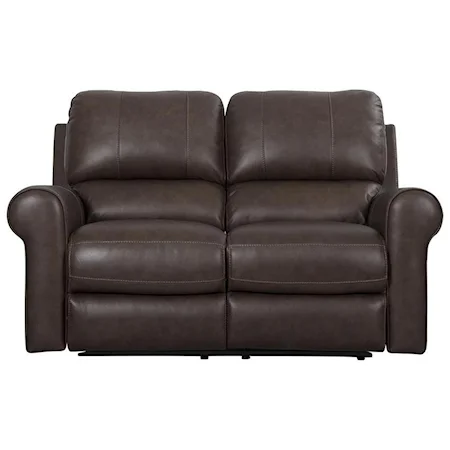 Power Reclining Loveseat with Power Headrest and Built-In USB Ports