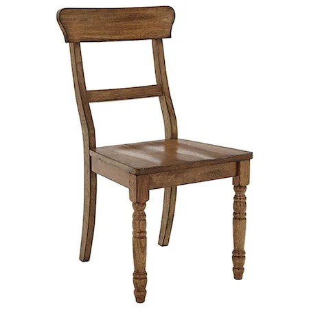 Dining Chair with Ladder Back