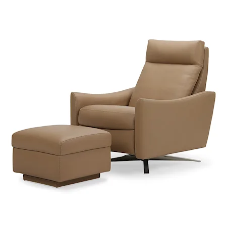 Ontario Comfort Air Chair and Ottoman Set