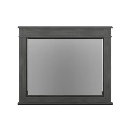 Casual Beveled Dresser Mirror