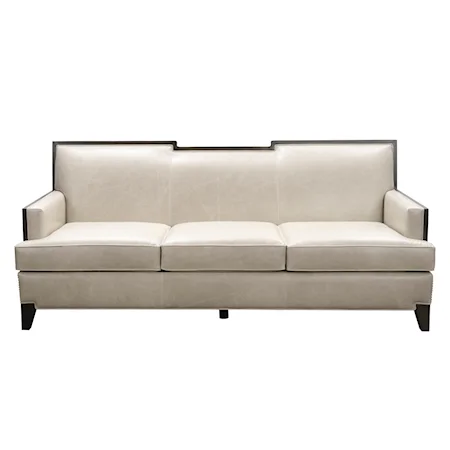 Contemporary Sofa with Nailhead Trim