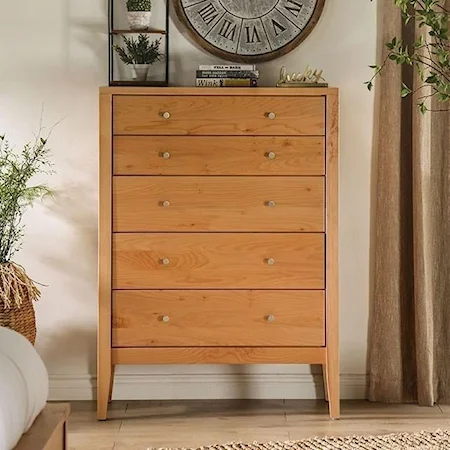 Mid-Century Modern 5-Drawer Chest