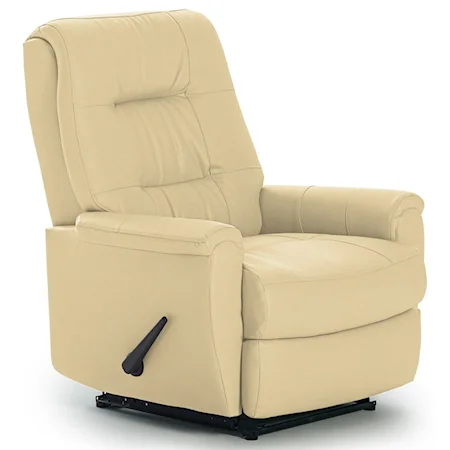 Felicia Rocker Recliner with Button-Tufted Back