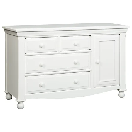 Transitional Dresser with Door