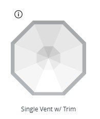 Single Vent w/Trim
