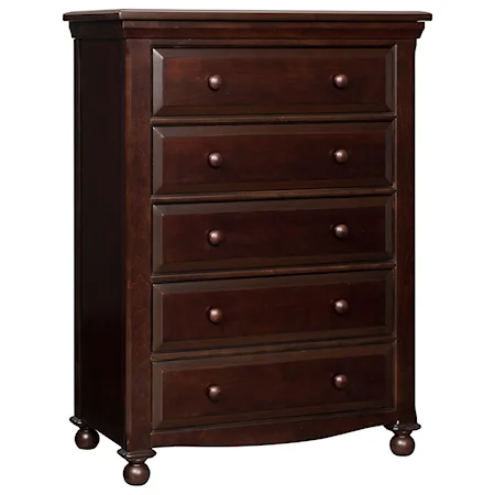 Transitional 5-Drawer Chest