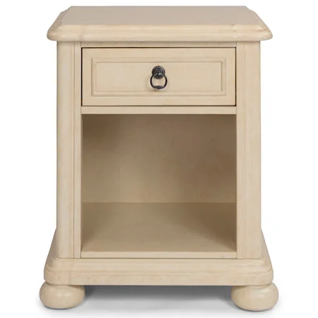 Cottage Style 1-Drawer Nightstand