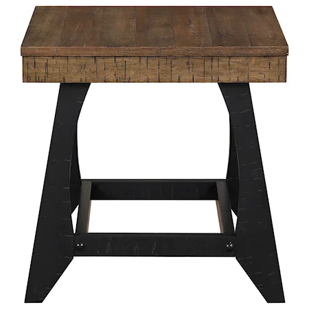 Rustic End Table