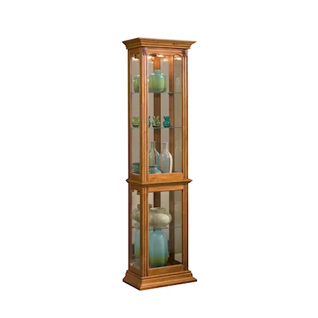 Estate Oak Curio Cabinet