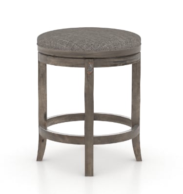 Upholstered Swivel Counter Stool