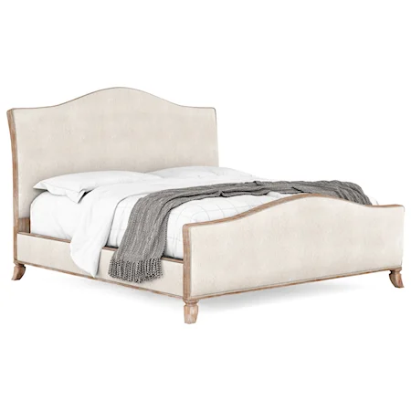 Queen Upholstered Sleigh Bed