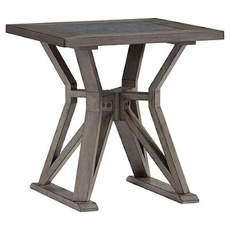 Farmhouse Square End Table