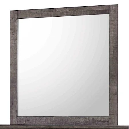Transitional Square Dresser Mirror